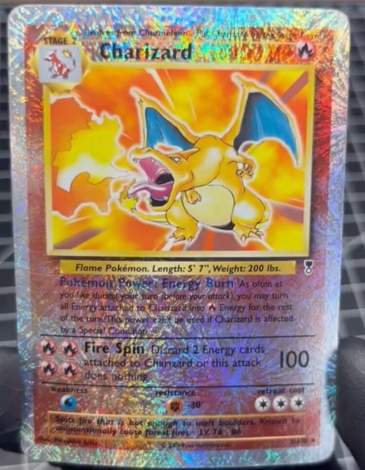 Charizard Reverse Holo - Dopo